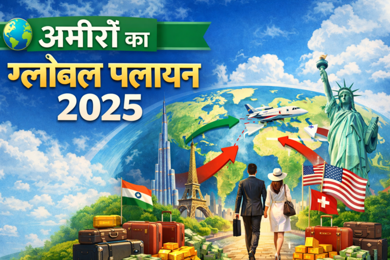 अमीरों का ग्लोबल पलायन 2025: मिलियनेयर्स किन देशों में बस रहे हैं और क्यों Millionaire Migration 2025