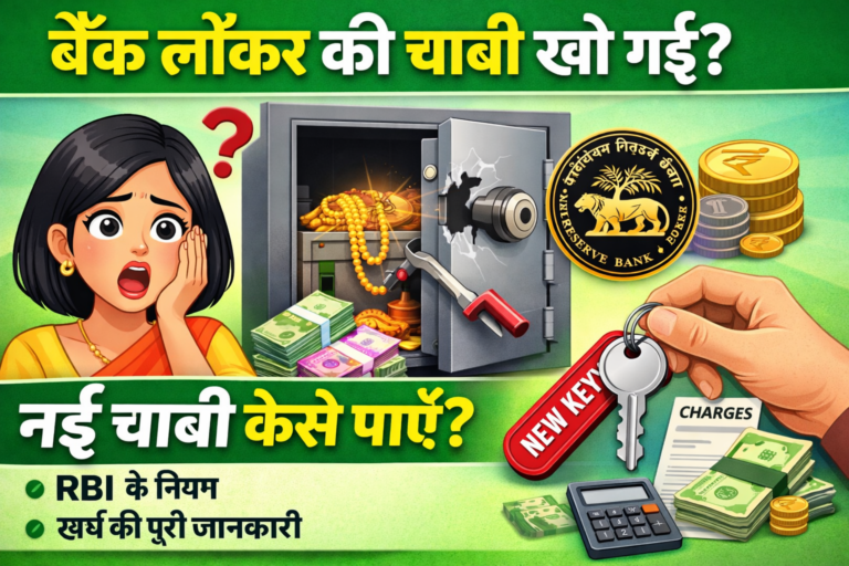 💡 बैंक लॉकर की चाबी खो गई? जानिए नई चाबी पाने का आसान तरीका!