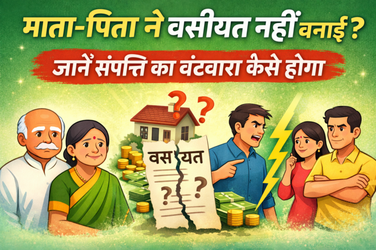 माता-पिता ने वसीयत नहीं बनाई? जानें संपत्ति का बंटवारा कैसे होगा