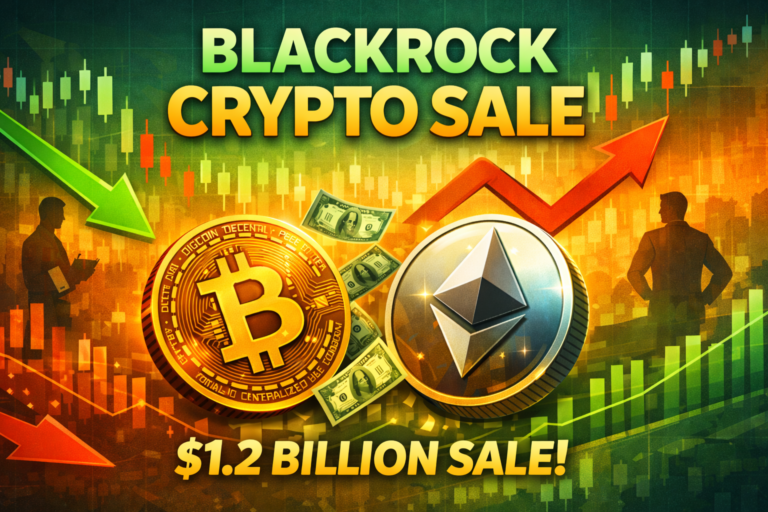 ब्लैकरॉक ने जनवरी में $1.2 बिलियन की क्रिप्टो बेची — क्या इसका मतलब है बाजार नीचे जाने वाला है?